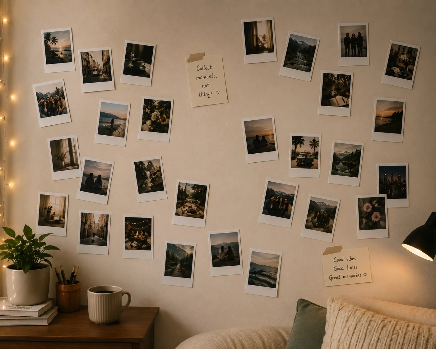 Asymmetric Scatter photo-print display example